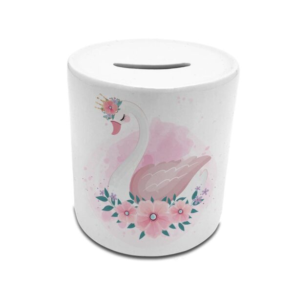 BAPTISM FAVOR MONEY BOX SWAN