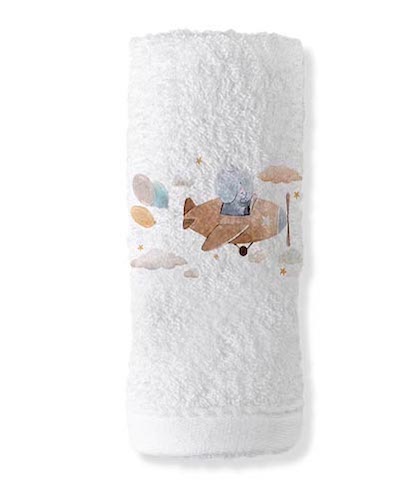 BAPTISM FAVOR HAND TOWEL LITTLE EXPLORER