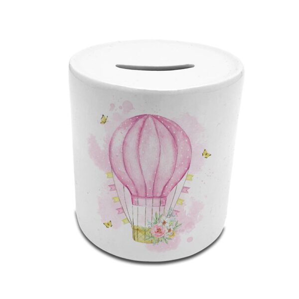 BAPTISM FAVOR MONEY BOX DREAM BIG LITTLE ONE PINK